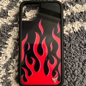 Wildflower Red Flames iPhone 11